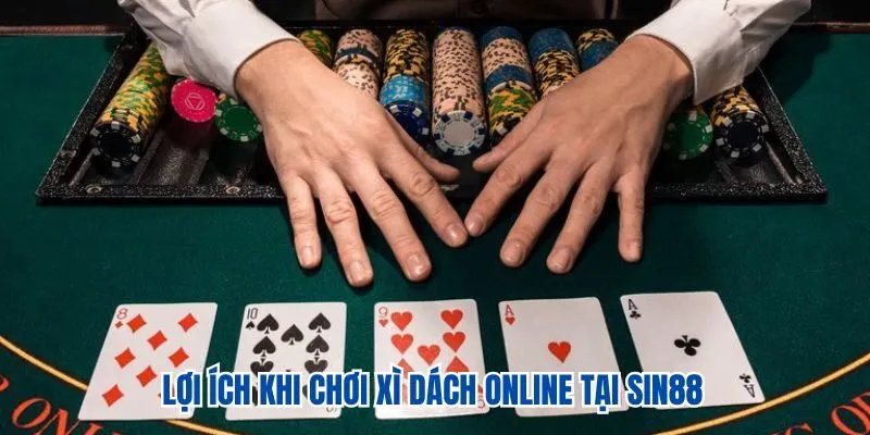 Lợi ích khi chơi xì dách online tại SIN88